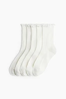 5-pack Rib-knit Socks