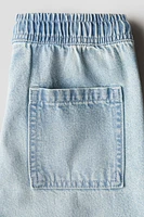 Cotton Denim Shorts