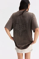 Oversized Motif-detail T-shirt