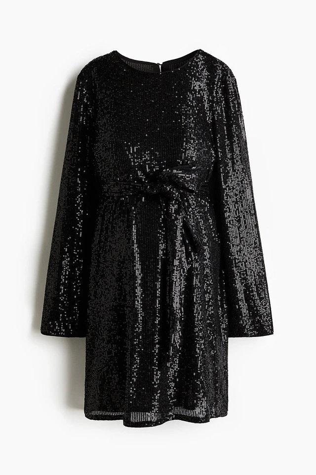 sequin a line dress h&m H&M Empire Line Sequin Dress 4-5Y 5T New