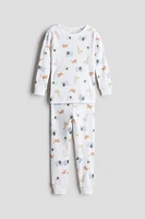 Snug Fit printed cotton pyjamas