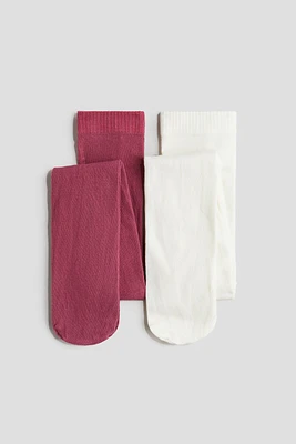 2-pack Fine-knit Tights