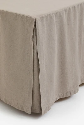 Linen-blend Bedskirt