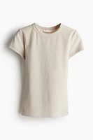 Ribbed T-shirt