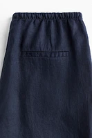 Linen Drawstring Pants