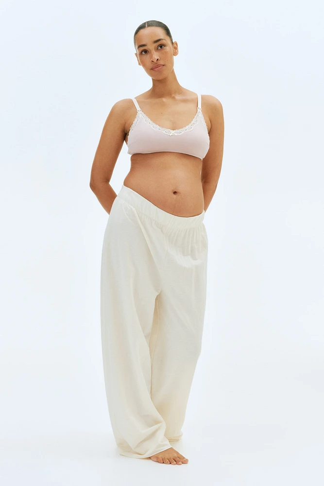 MAMA Padded cotton nursing bra