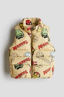 Patterned Puffer Vest