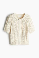 Cable-Knit Cardigan