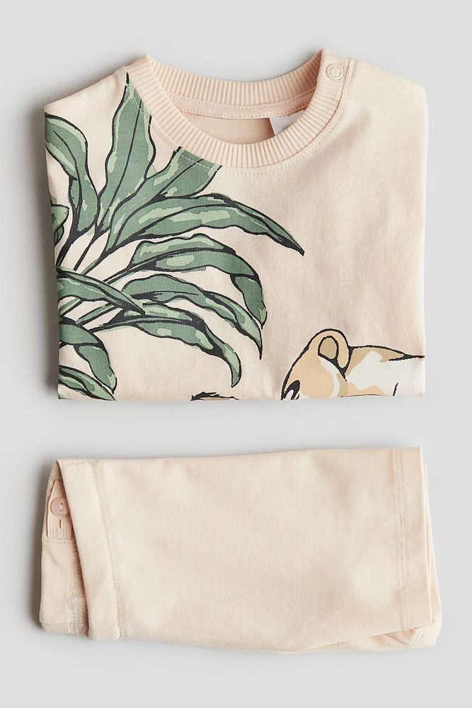 Ensemble 2 pièces en coton imprimé