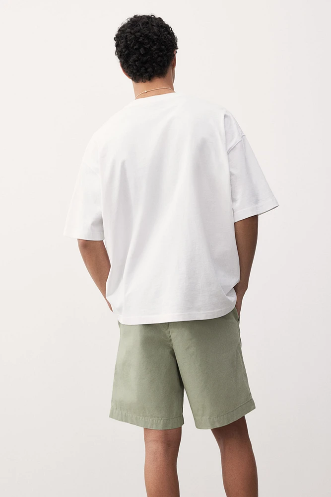 Regular-Fit Canvas Shorts