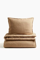 Linen Twin Duvet Cover Set