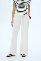 MAMA Denim Drawstring Pants