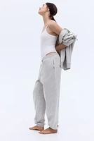 Pantalon en molleton de coton mélangé