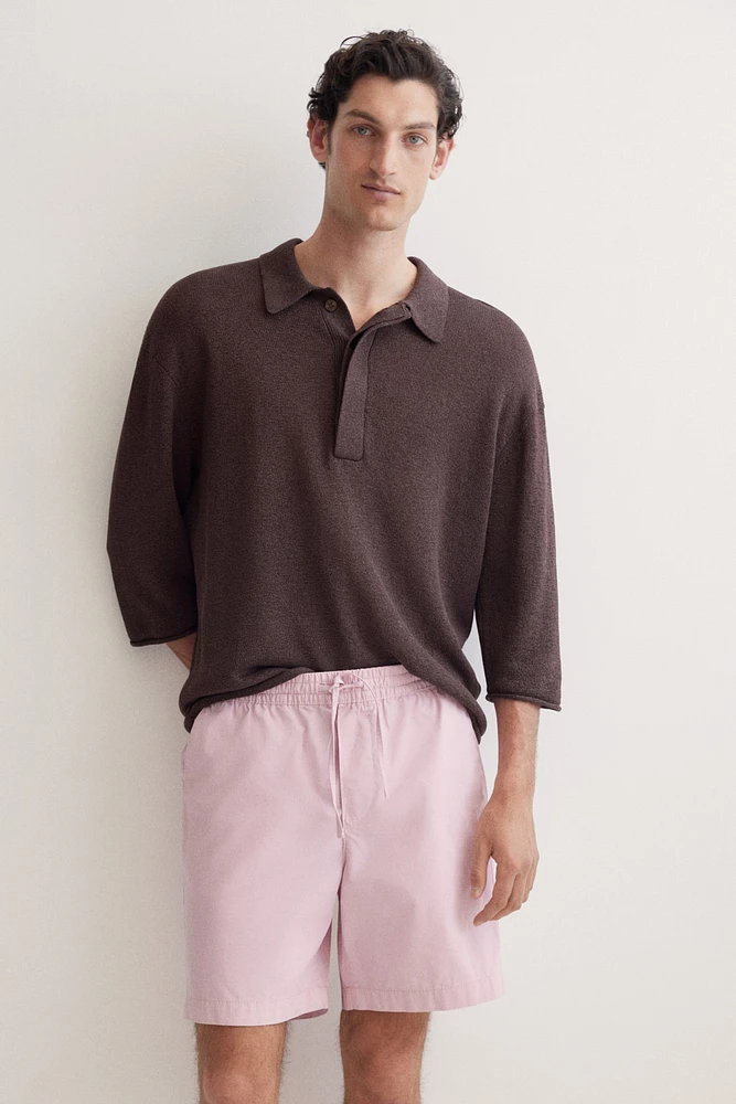 Short classique en toile