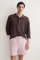 Short classique en toile