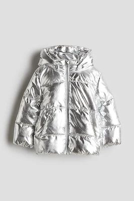 Shimmery Puffer Jacket