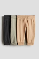 3-pack Cotton Joggers