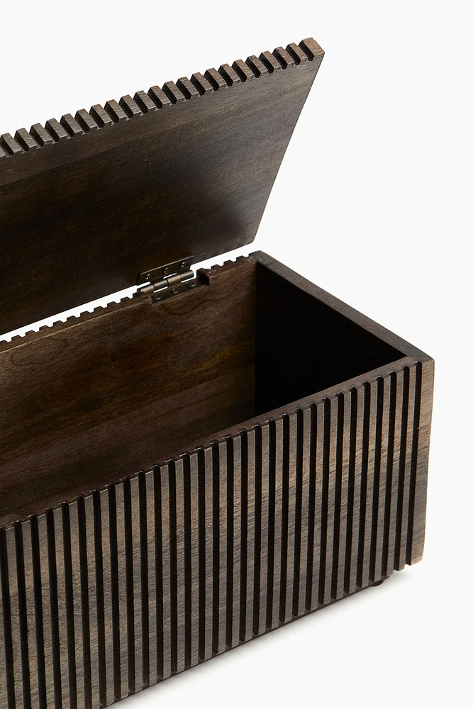 Boîte de rangement en bois