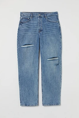 H&M+ Straight High Waist Jeans