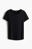 Roll-edge T-shirt