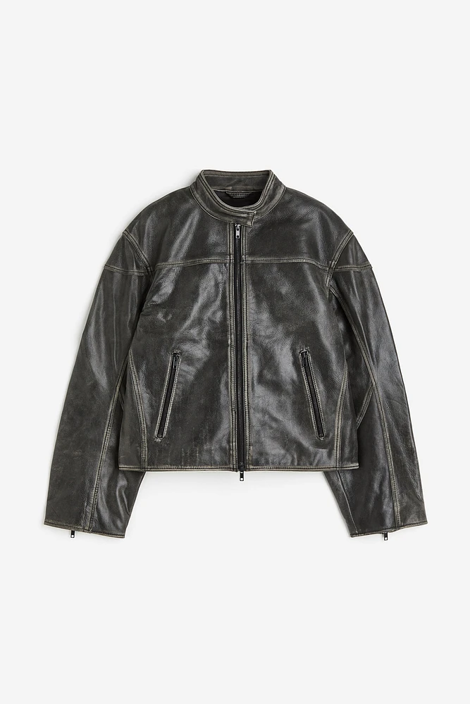 Leather Biker Jacket