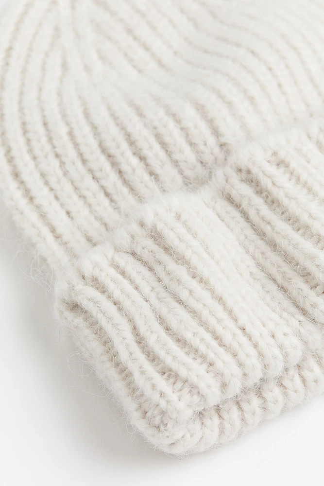 Rib-knit Beanie