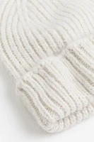 Rib-knit Beanie