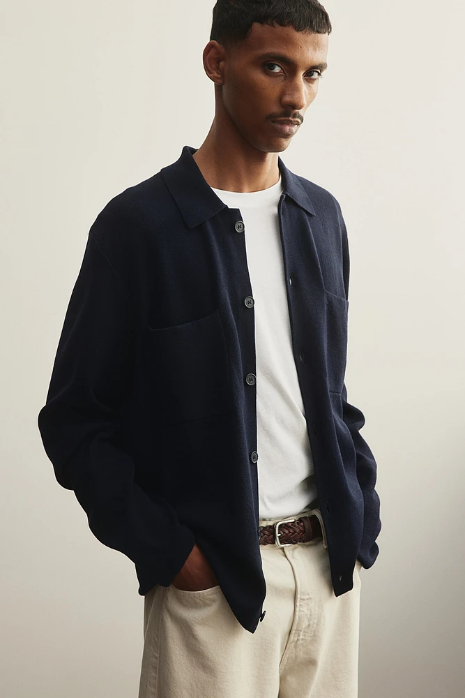 Gilet coupe classique en fin tricot