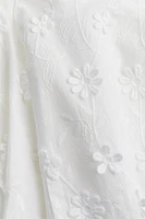 Appliquéd Cotton Dress