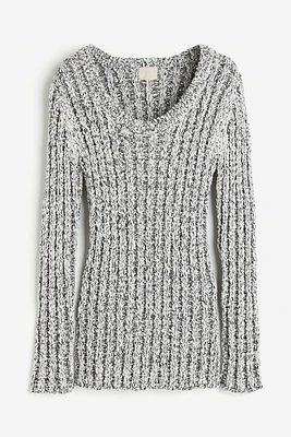 Rib-knit Sweater