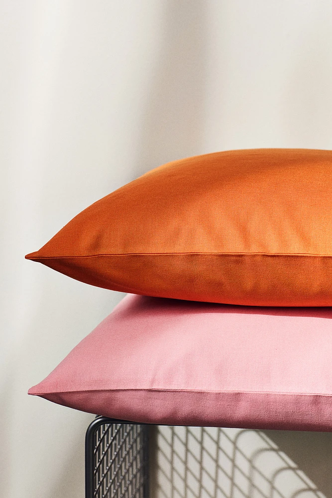 2-pack Cotton Canvas Cushion Covers