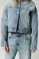 Padded Denim Jacket