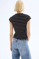 Button-Front Top