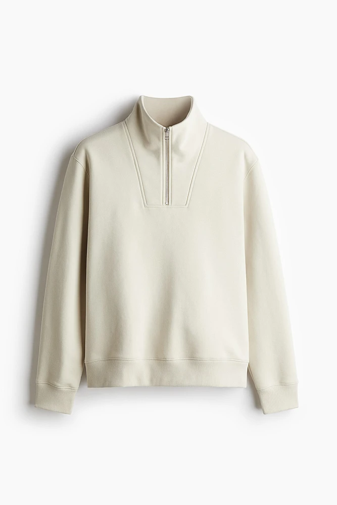 Regular Fit Half-Zip Sweatshirt