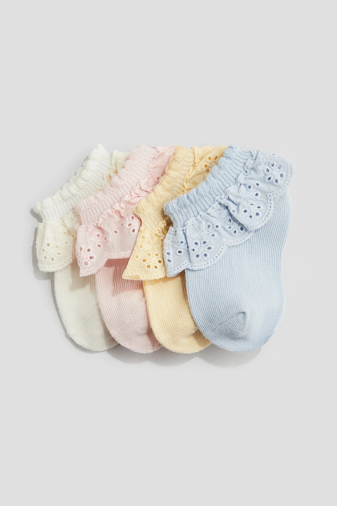 Lot de 4 paires chaussettes sans tige