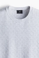 Regular Fit Pattern-knit T-shirt