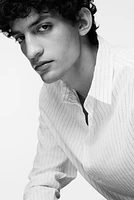 Regular Fit Linen-Blend Shirt