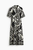Tie-belt Shirt Dress