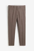 Slim Fit Linen Suit Pants