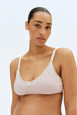 MAMA Padded cotton nursing bra