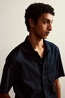 Regular Fit Linen-Blend Resort Shirt
