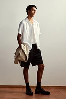 Regular Fit Linen-Blend Resort Shirt