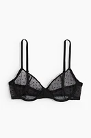 Mesh Underwire Bra