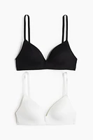2-pack Microfiber Soft-cup Bras