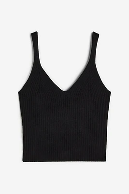 Rib-knit Tank Top