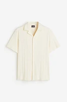 Regular Fit Ribbed Resort Shirt