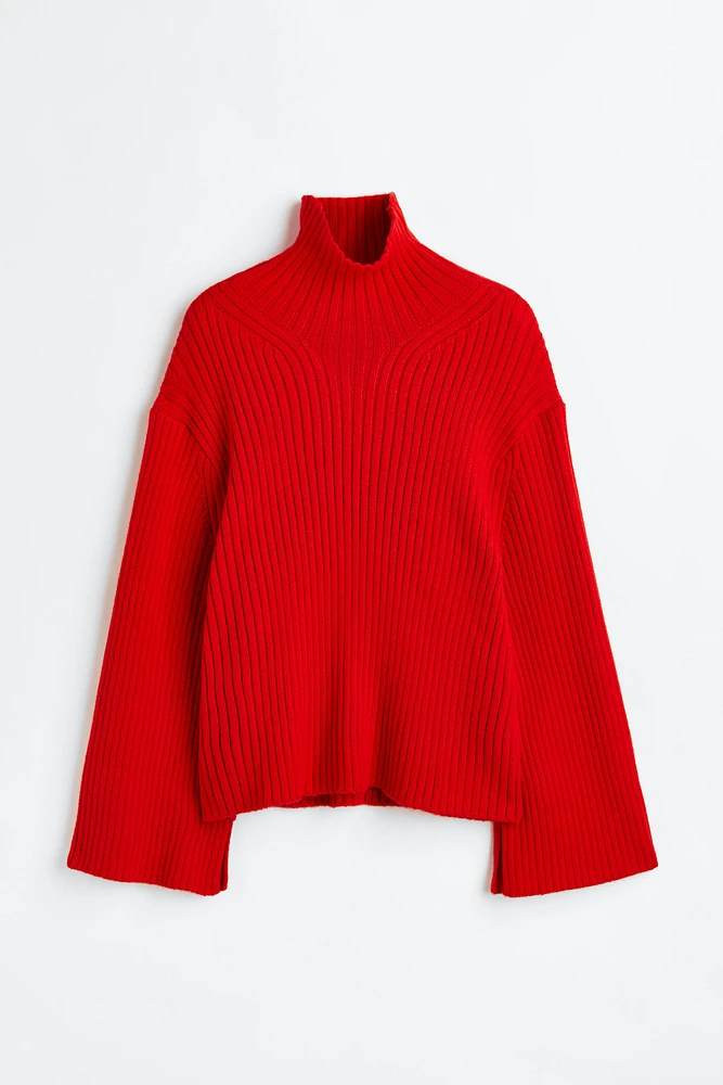 Oversized Mock-turtleneck Sweater