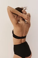 Padded Microfiber Balconette Bra