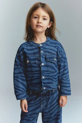 Veste carrée en denim