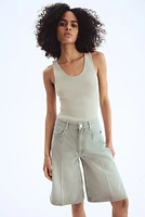 Denim Bermuda Shorts